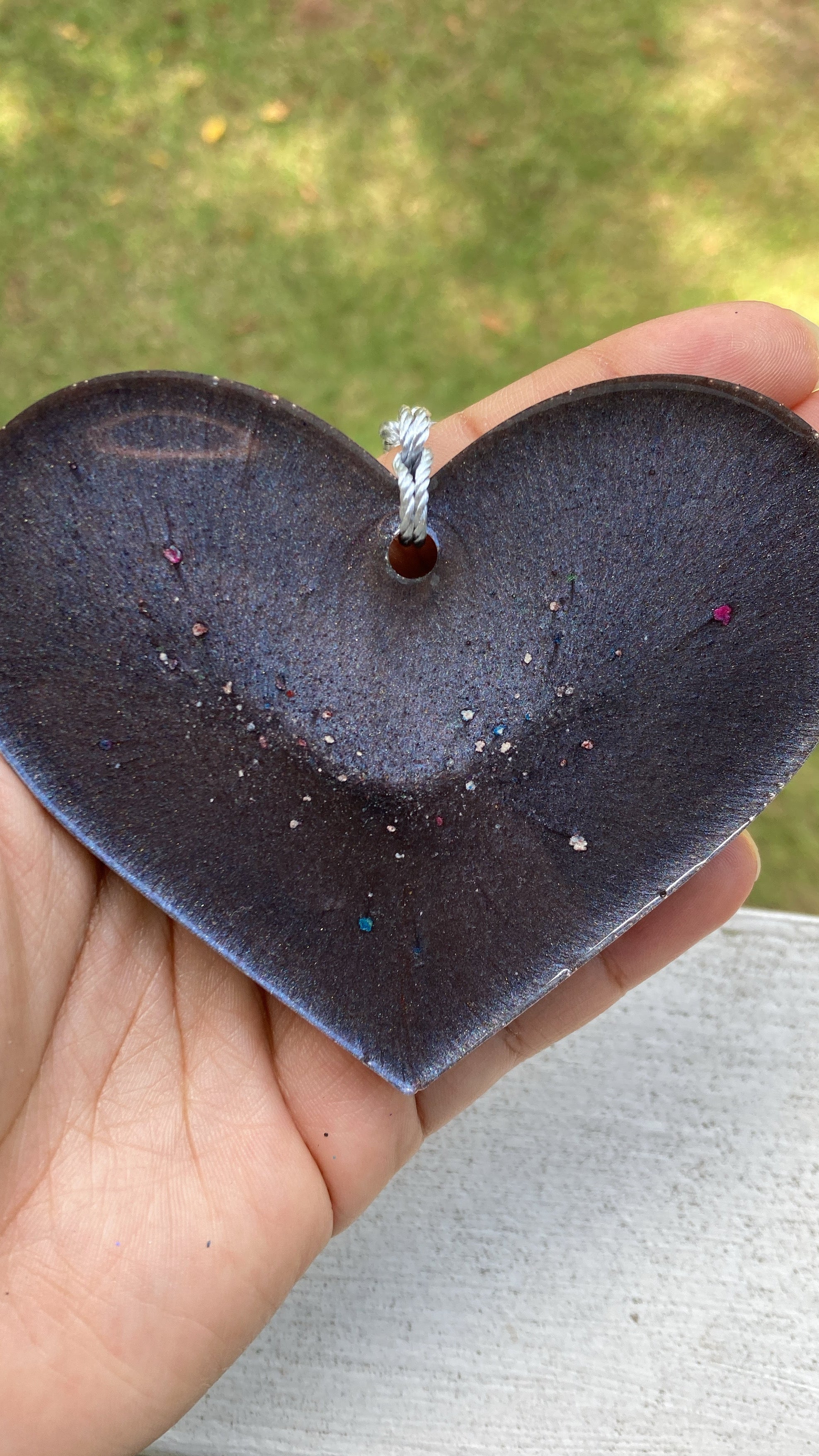 Heart shaped bookmark